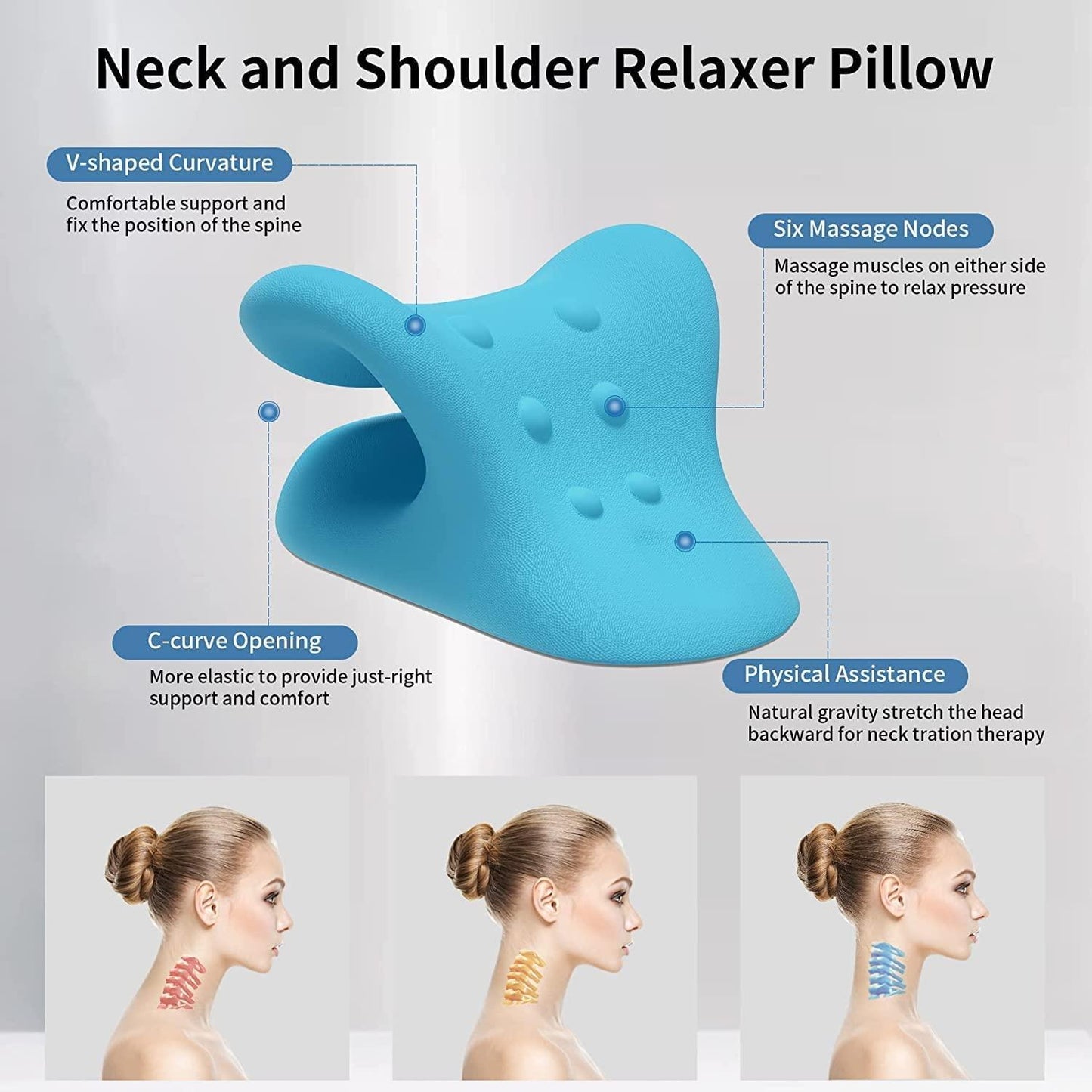Expert mind Neck Relaxer | Cervical Pillow